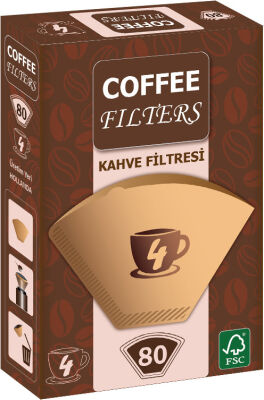 Coffee Filters Filtre Kağıdı (4) Brown - 1